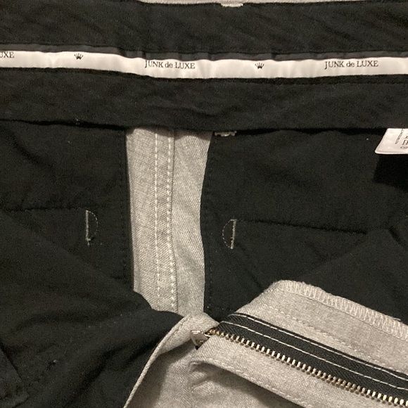 Juke de Luxe light gray trousers size 31-32  64%polyester 32%viscose 5% spandex - Picture 7 of 9